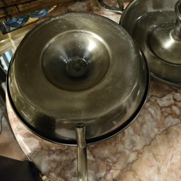 Vintage Bronze Candle Stick Holders - Picture 8 of 10